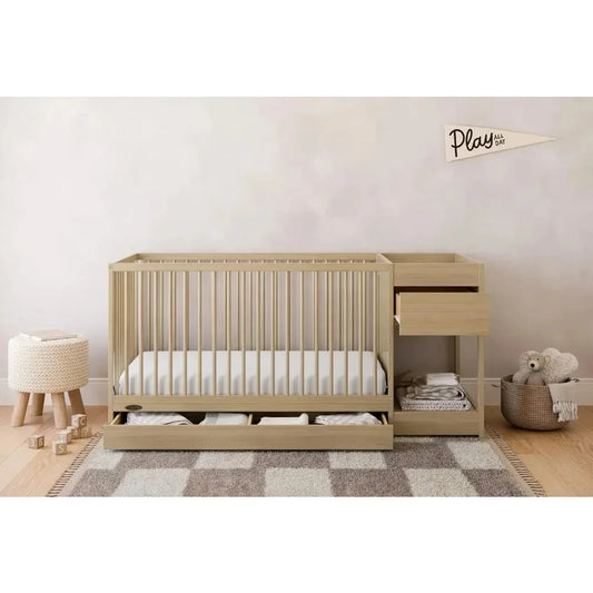 4 In 1 Convertible Mini Crib Waterproof Mattress GREENGUARD Gold
