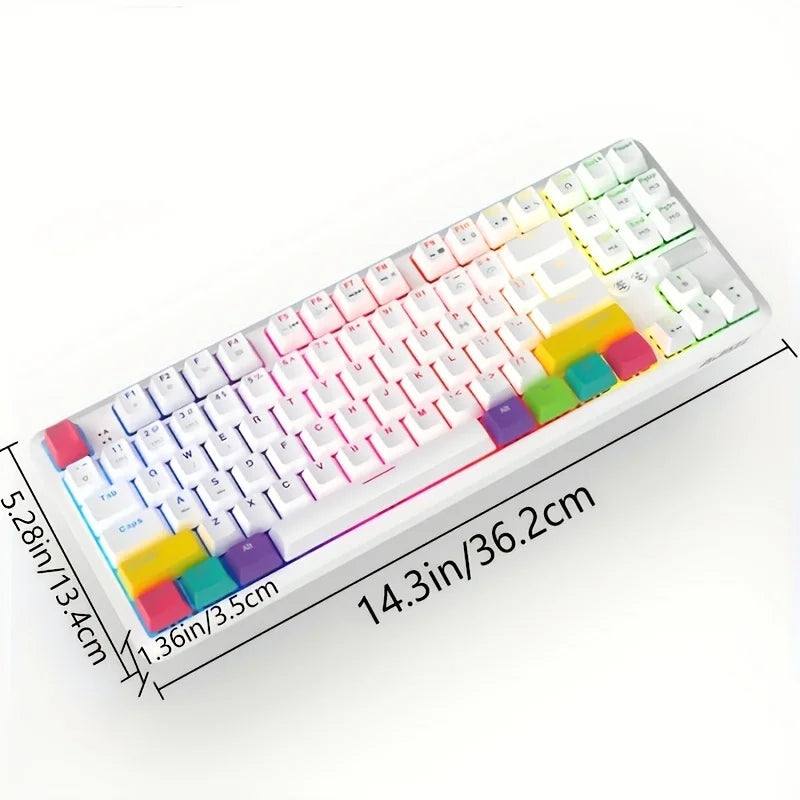 Ajazz K870T Wireless Mechanical Keyboard With Bluetooth Dual-Mode